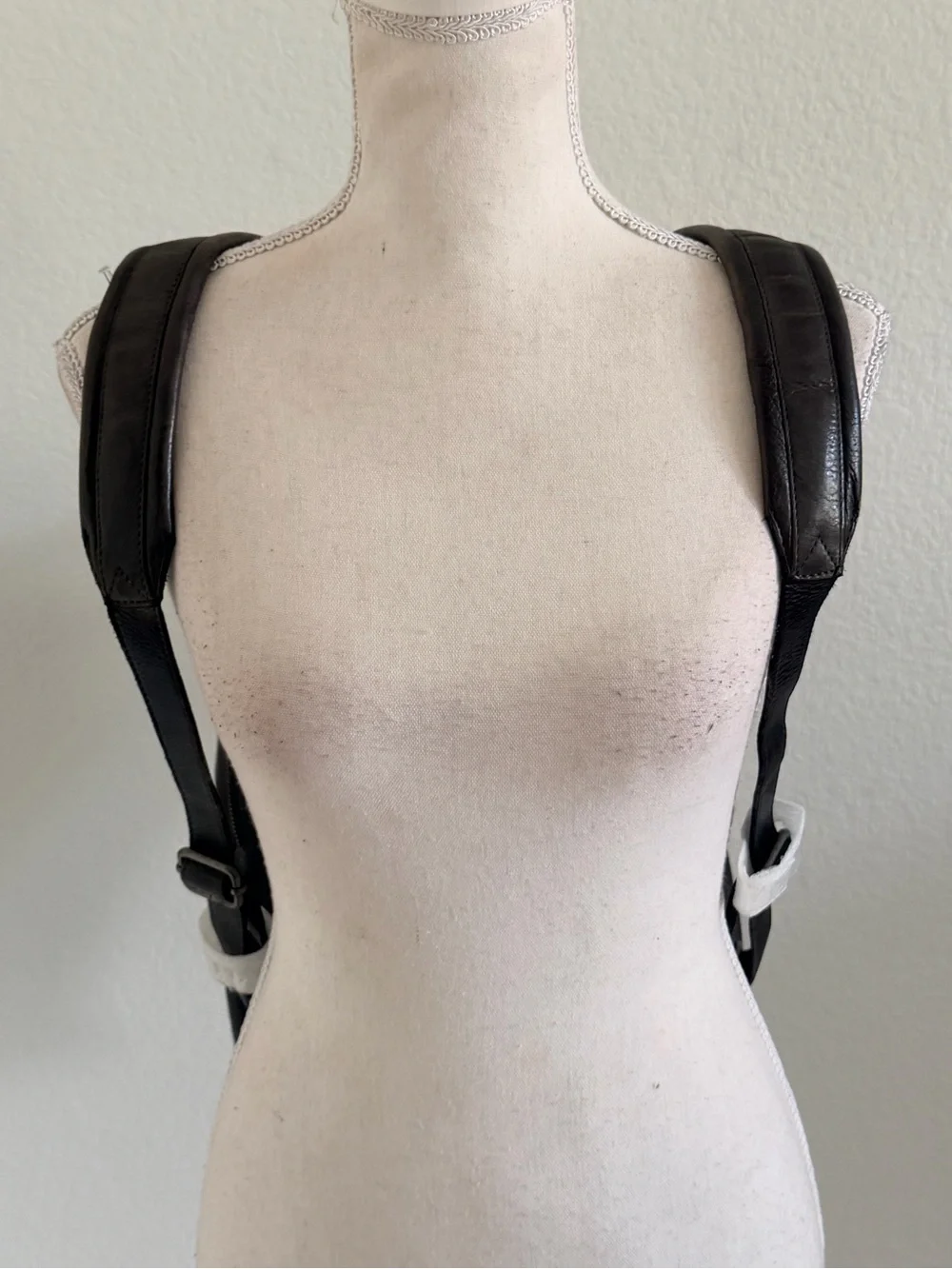 New Latico Grey/Brown Leather Backpack
